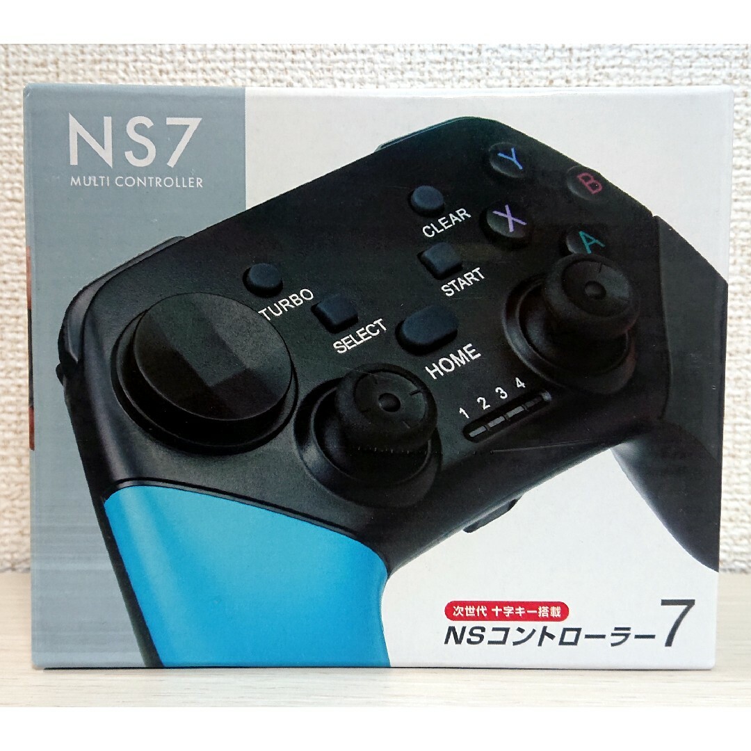 NS7 マルチコントローラー レッド 赤 Switch対応 エンタメ/ホビーのゲームソフト/ゲーム機本体(その他)の商品写真