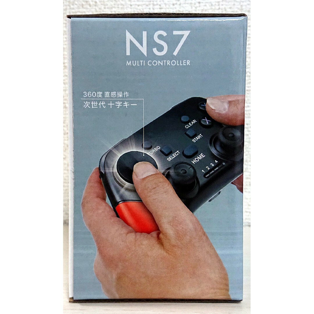 NS7 マルチコントローラー レッド 赤 Switch対応 エンタメ/ホビーのゲームソフト/ゲーム機本体(その他)の商品写真