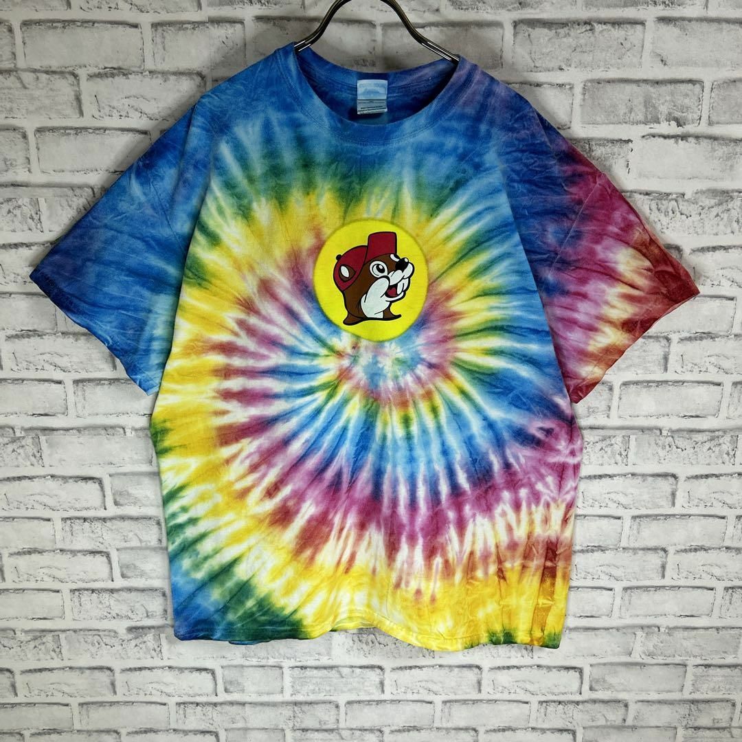 Buc-ee's バッキーズ タイダイ カラフル 両面デザイン Tシャツ 半袖 メンズのトップス(Tシャツ/カットソー(半袖/袖なし))の商品写真