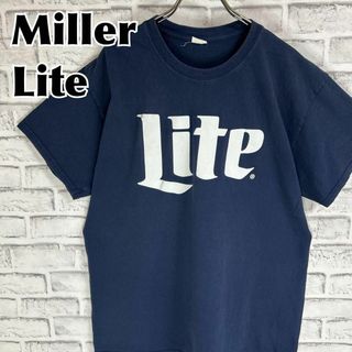 ギルタン(GILDAN)のMiller Lite ミラーライトビール 企業 ロゴ Tシャツ 半袖 輸入品(Tシャツ/カットソー(半袖/袖なし))