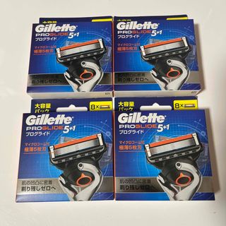 ジレット(Gillette)のジレットフュージョン  プログライド 替刃 8コ入×4セット 純正品(メンズシェーバー)