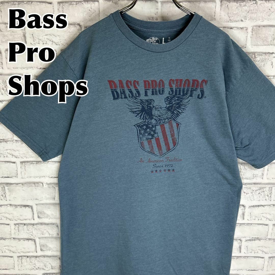 Bass Pro Shops バスプロショップス 星条旗 Tシャツ 半袖 輸入品 メンズのトップス(Tシャツ/カットソー(半袖/袖なし))の商品写真