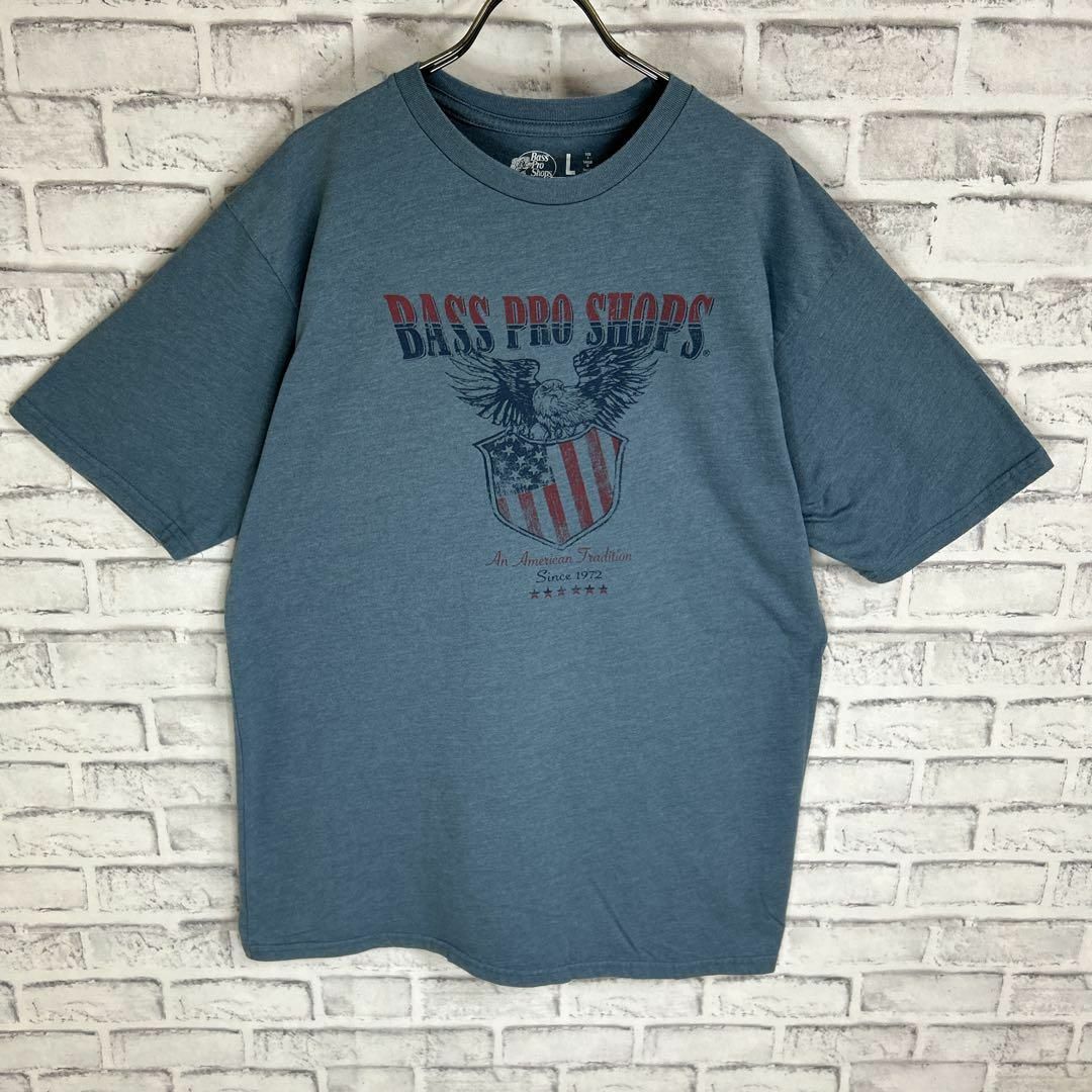 Bass Pro Shops バスプロショップス 星条旗 Tシャツ 半袖 輸入品 メンズのトップス(Tシャツ/カットソー(半袖/袖なし))の商品写真