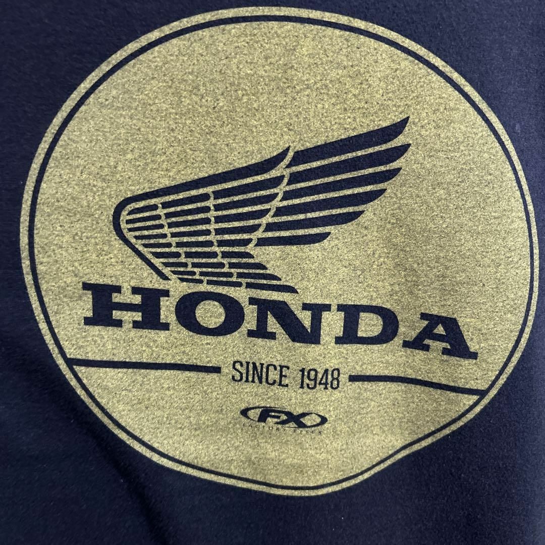 ホンダ(ホンダ)のHONDA ホンダ サークルロゴ ファクトリーFX 翼 Tシャツ 半袖 輸入品 メンズのトップス(Tシャツ/カットソー(半袖/袖なし))の商品写真