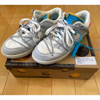 ナイキ(NIKE)のOFF-WHITE × DUNK LOW "LOT 47 OF 50" (スニーカー)