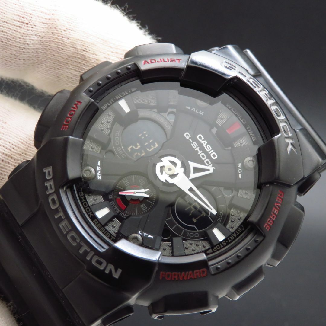 CASIO(カシオ)のG-SHOCK GA-120 ブラック ビッグフェイス メンズの時計(腕時計(アナログ))の商品写真