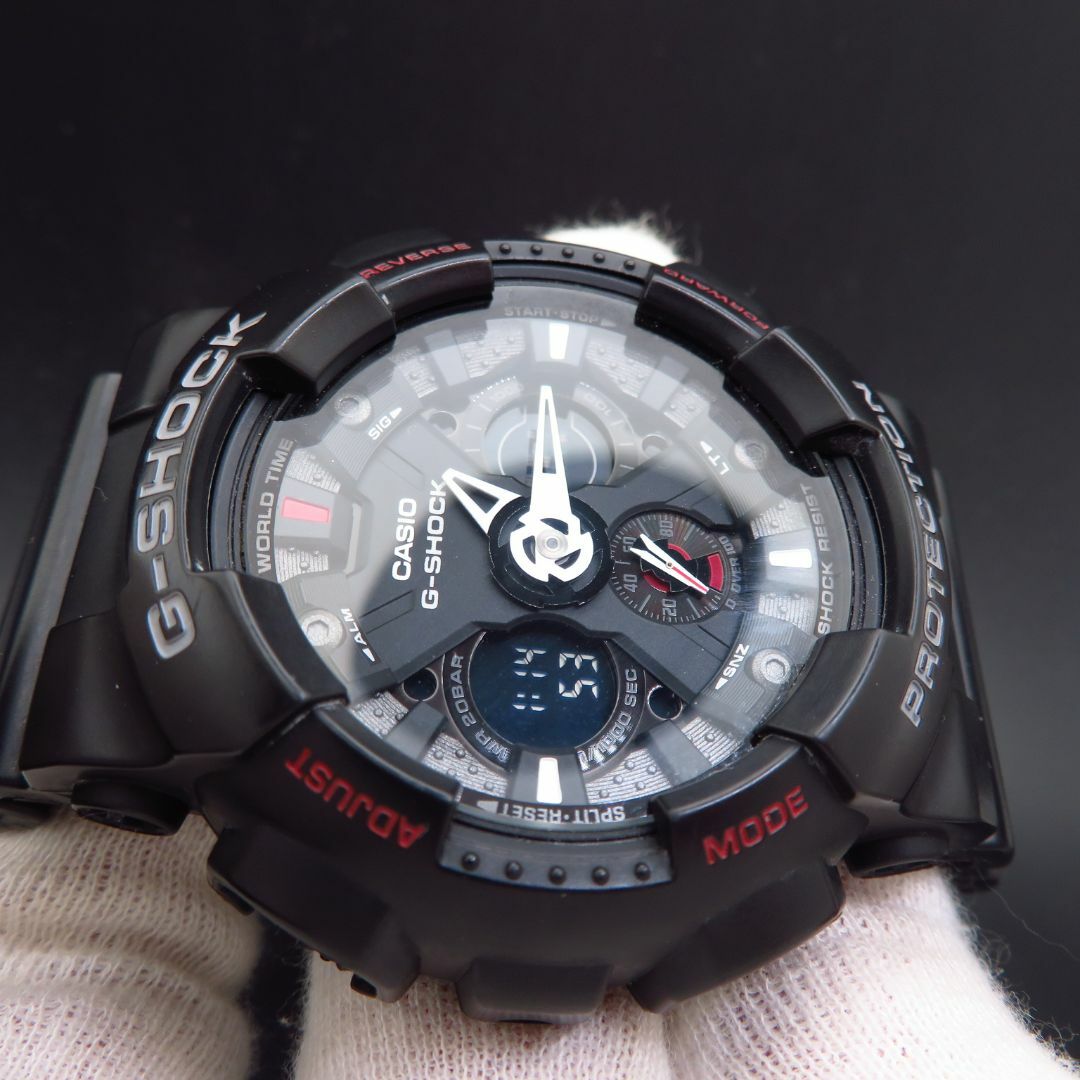 CASIO(カシオ)のG-SHOCK GA-120 ブラック ビッグフェイス メンズの時計(腕時計(アナログ))の商品写真