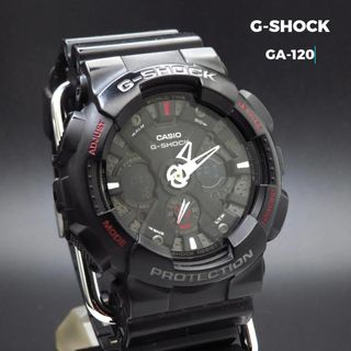 カシオ(CASIO)のG-SHOCK GA-120 ブラック ビッグフェイス(腕時計(アナログ))