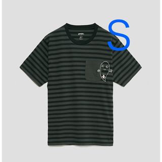 グラニフ(Design Tshirts Store graniph)のグラニフ　せなけいこ　おばけのてんぷら　ボーダーTシャツ　S(Tシャツ/カットソー(半袖/袖なし))