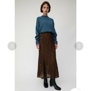 moussy - 美品　MOUSSY　LACE LONG SKIRT　レースロングスカート