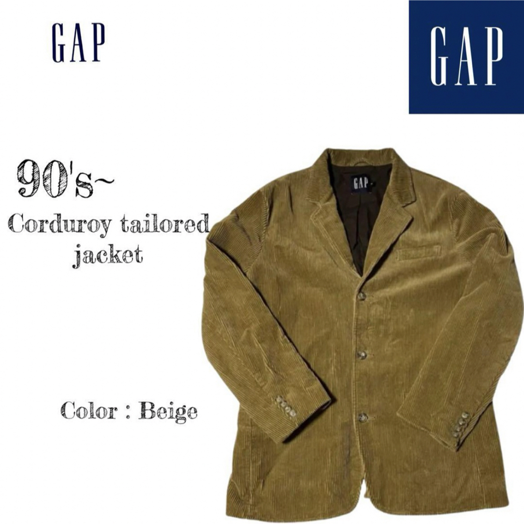 GAP(ギャップ)のOld GAP コーデュロイ テーラードジャケット メンズのジャケット/アウター(テーラードジャケット)の商品写真
