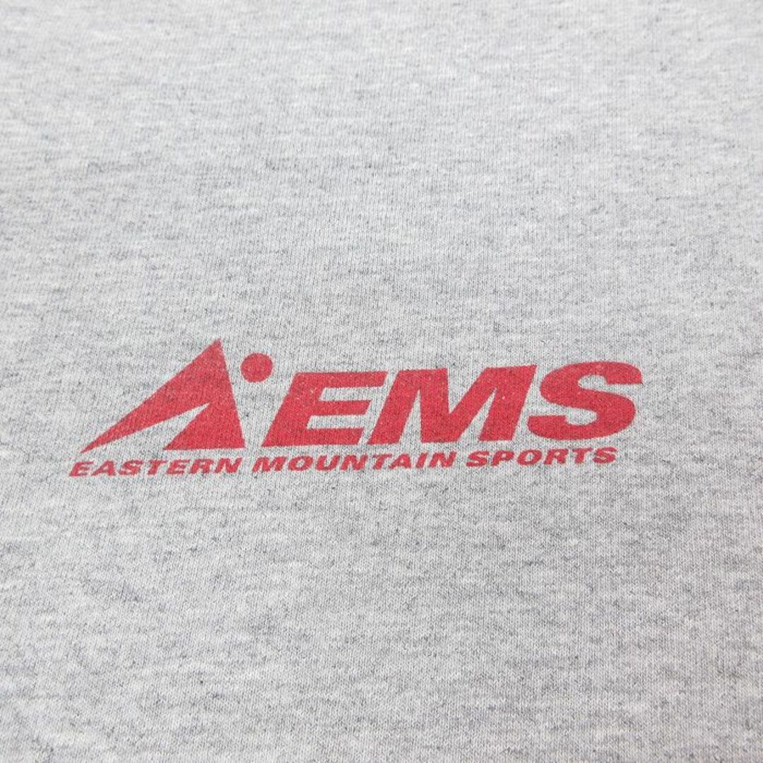 L★古着 半袖 ビンテージ Tシャツ メンズ 00年代 00s EMS 自転車 クルーネック グレー 霜降り 23may19 中古 メンズのトップス(Tシャツ/カットソー(半袖/袖なし))の商品写真