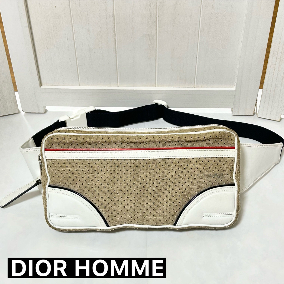 DIOR HOMME(ディオールオム)のDIOR HOMME ディオールオム ウエストポーチ ボディバッグ メンズのバッグ(ボディーバッグ)の商品写真