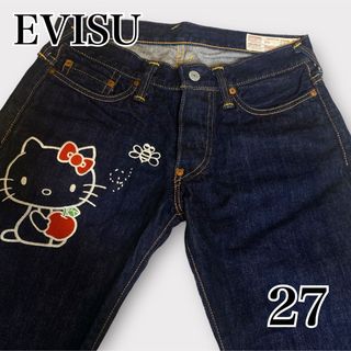 エビス(EVISU)の【激レア】EVISU エヴィス エビス ハローキティ キティーちゃん デニム(デニム/ジーンズ)