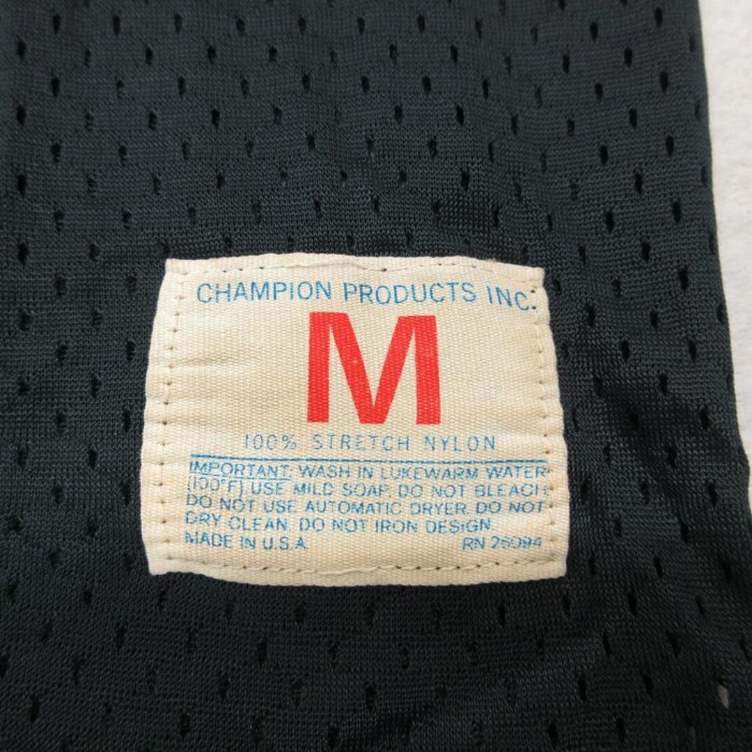 Champion(チャンピオン)の古着 チャンピオン Champion 半袖 ビンテージ Tシャツ キッズ ボーイズ 子供服 70年代 70s 22 メッシュ地 クルーネック USA製 黒他 ブラック ユニフォーム ゲームシャツ 23may24 キッズ/ベビー/マタニティのベビー服(~85cm)(シャツ/カットソー)の商品写真