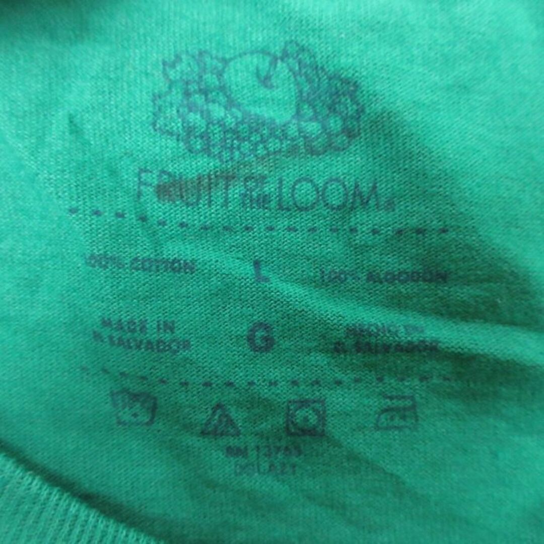 L★古着 半袖 Tシャツ メンズ NYC コットン クルーネック 緑 グリーン 23may26 中古 メンズのトップス(Tシャツ/カットソー(半袖/袖なし))の商品写真