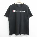 XL★古着 チャンピオン 半袖 ブランド Tシャツ メンズ ビッグロゴ コット…