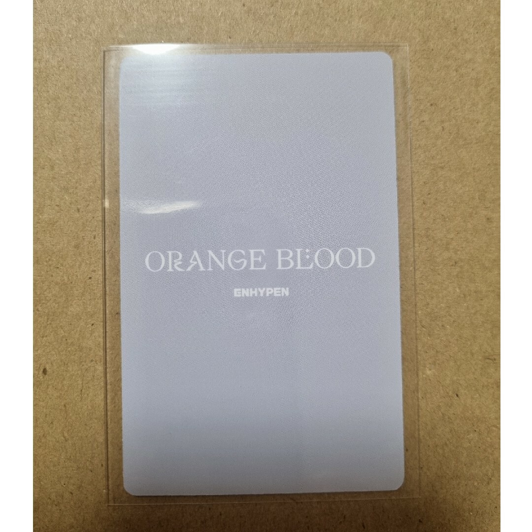 ENHYPEN(エンハイプン)のENHYPEN　ORANGE BLOOD　KALPA ver.トレカ　ソヌ エンタメ/ホビーのCD(K-POP/アジア)の商品写真