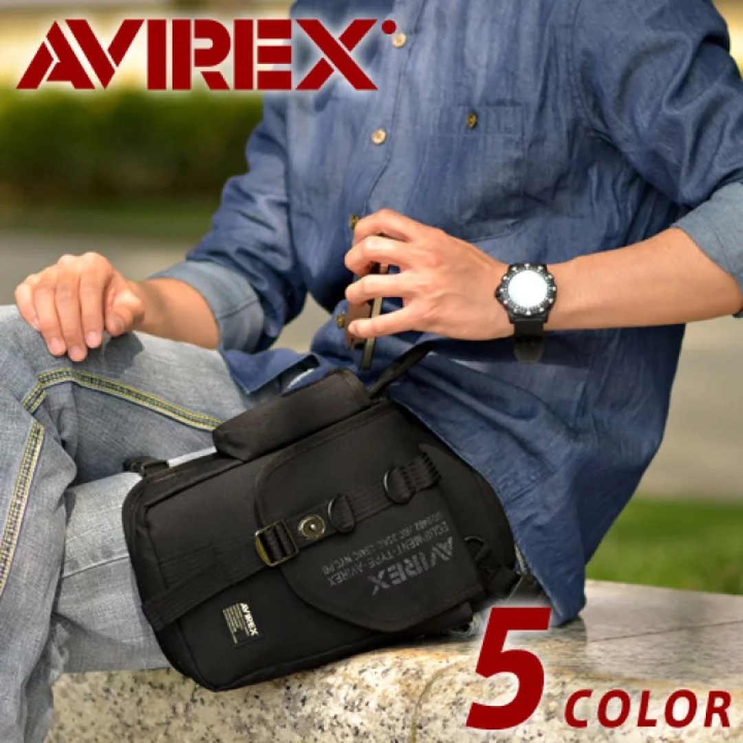 AVIREX(アヴィレックス)のAVIREX アビレックス AVX348 EAGLE ショルダー レッグバッグ メンズのバッグ(ショルダーバッグ)の商品写真