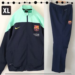 ナイキ(NIKE)のNIKE FCバルセロナ★サッカー/トラックジャケット&パンツ上下セット★XL(ジャージ)