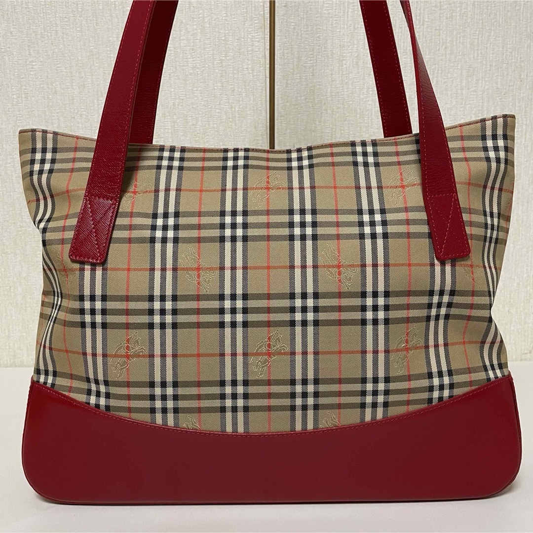 BURBERRY(バーバリー)のBURBERRY バーバリー ノバチェック シャドーホース トートバッグ レディースのバッグ(トートバッグ)の商品写真