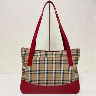 BURBERRY バーバリー ノバチェック シャドーホース トートバッグ