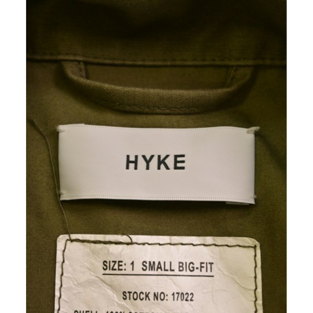 HYKE(ハイク)のHYKE ハイク ブルゾン 1(S位) カーキ 【古着】【中古】 レディースのジャケット/アウター(その他)の商品写真