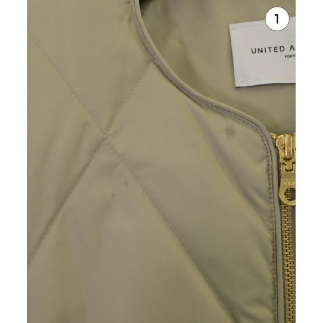 UNITED ARROWS(ユナイテッドアローズ)のUNITED ARROWS ダウンコート 36(S位) ベージュ 【古着】【中古】 レディースのジャケット/アウター(ダウンコート)の商品写真