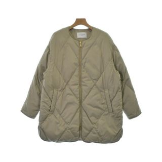 UNITED ARROWS ダウンコート 36(S位) ベージュ 【古着】【中古】