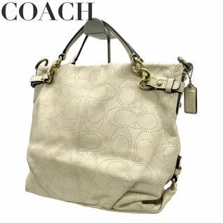 コーチ(COACH)のCOACH コーチ　s57 パンチング　F16908 シグネチャー　トートバッグ(トートバッグ)