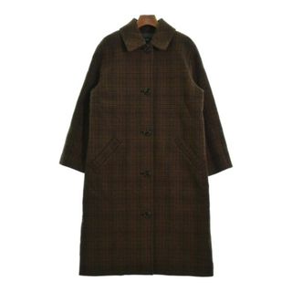 A.P.C. コート（その他） 36(S位) 茶x黒x赤(チェック) 【古着】【中古】(その他)