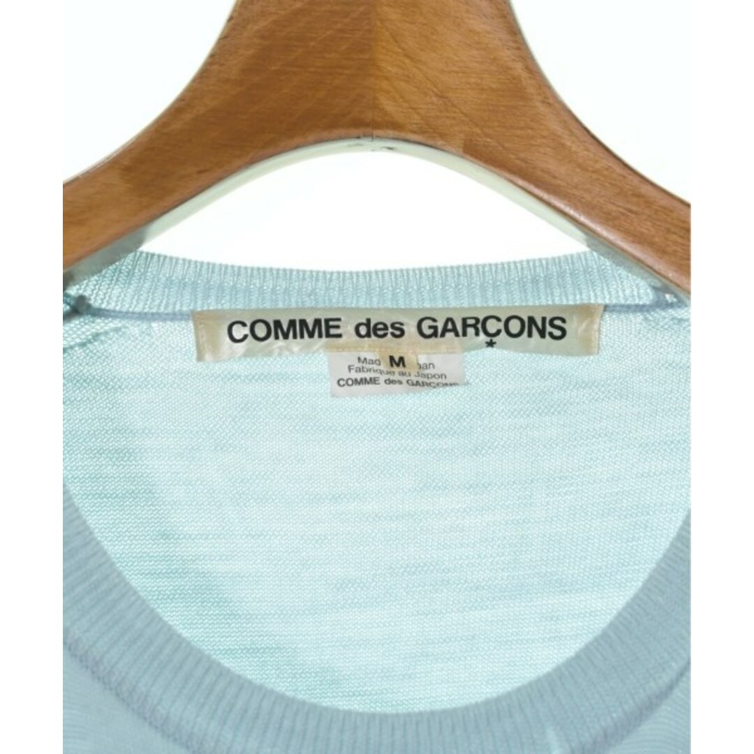 COMME des GARCONS(コムデギャルソン)のCOMME des GARCONS コムデギャルソン ニット・セーター M 水色 【古着】【中古】 レディースのトップス(ニット/セーター)の商品写真