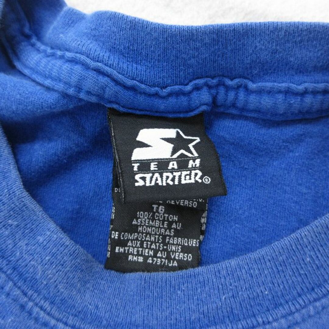 STARTER(スターター)のXL★古着 スターター STARTER 半袖 ビンテージ Tシャツ メンズ 00年代 00s フロリダゲイターズ フットボール 大きいサイズ コットン クルーネック 青 ブルー 23jun03 中古 メンズのトップス(Tシャツ/カットソー(半袖/袖なし))の商品写真