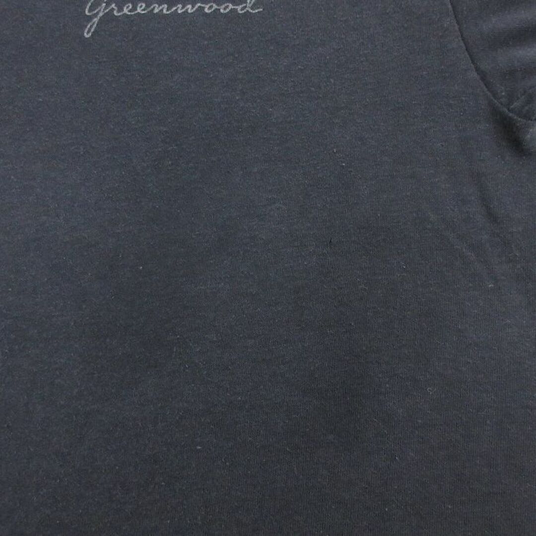 M★古着 半袖 ビンテージ Tシャツ メンズ 80年代 80s リー グリーンウッド クルーネック USA製 黒 ブラック 23jun07 中古 メンズのトップス(Tシャツ/カットソー(半袖/袖なし))の商品写真