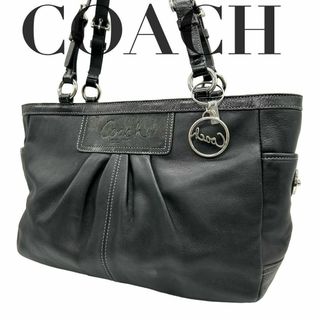 コーチ(COACH)のCOACH コーチ　s57 レザー　F13759 トートバッグ　肩掛け　ブラック(トートバッグ)