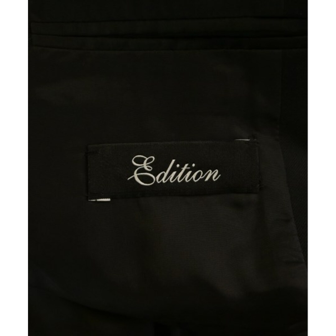 Edition(エディション)のEDITION エディション テーラードジャケット 34(XS位) 黒 【古着】【中古】 レディースのジャケット/アウター(テーラードジャケット)の商品写真