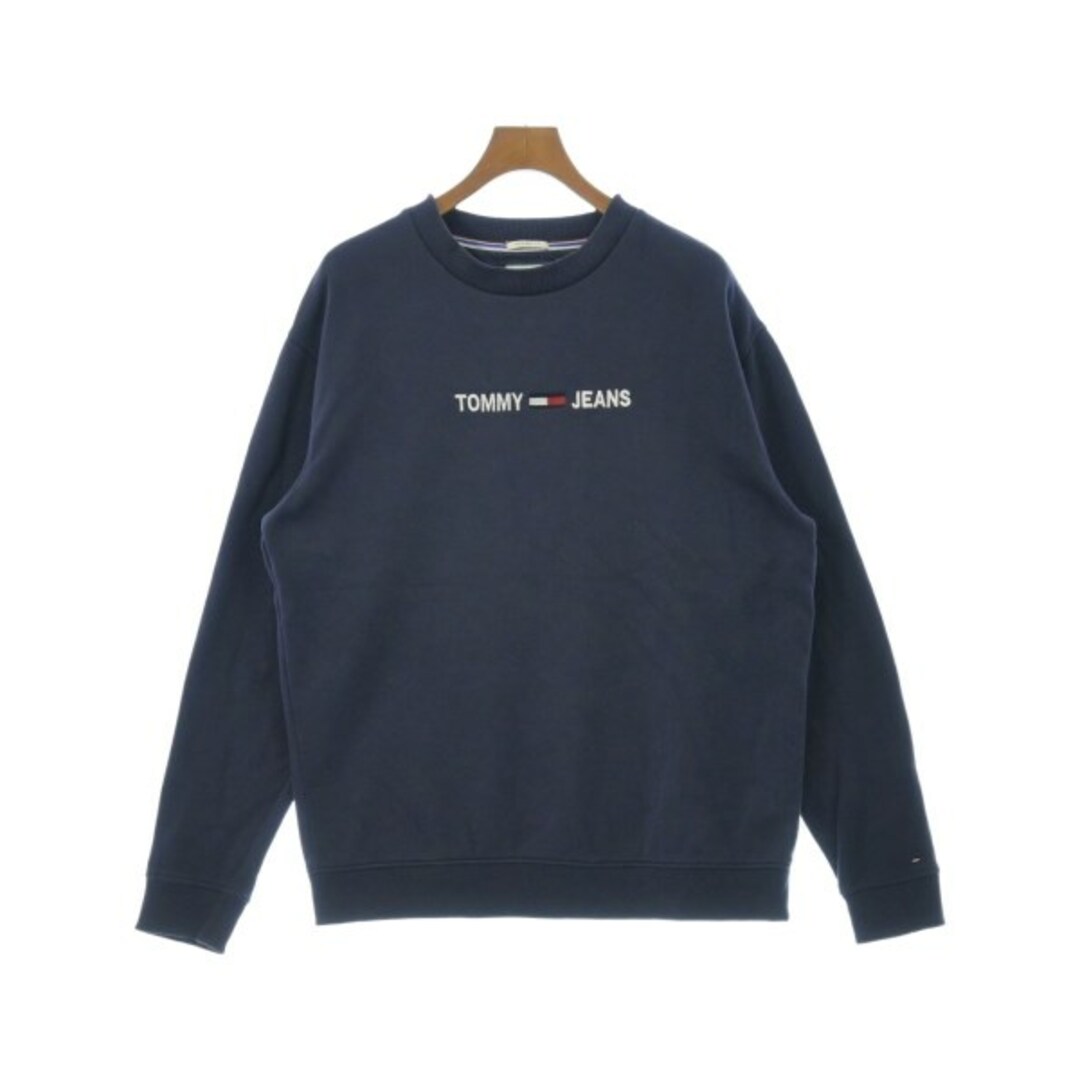 TOMMY JEANS(トミージーンズ)のTOMMY JEANS トミージーンズ スウェット M 紺 【古着】【中古】 メンズのトップス(スウェット)の商品写真