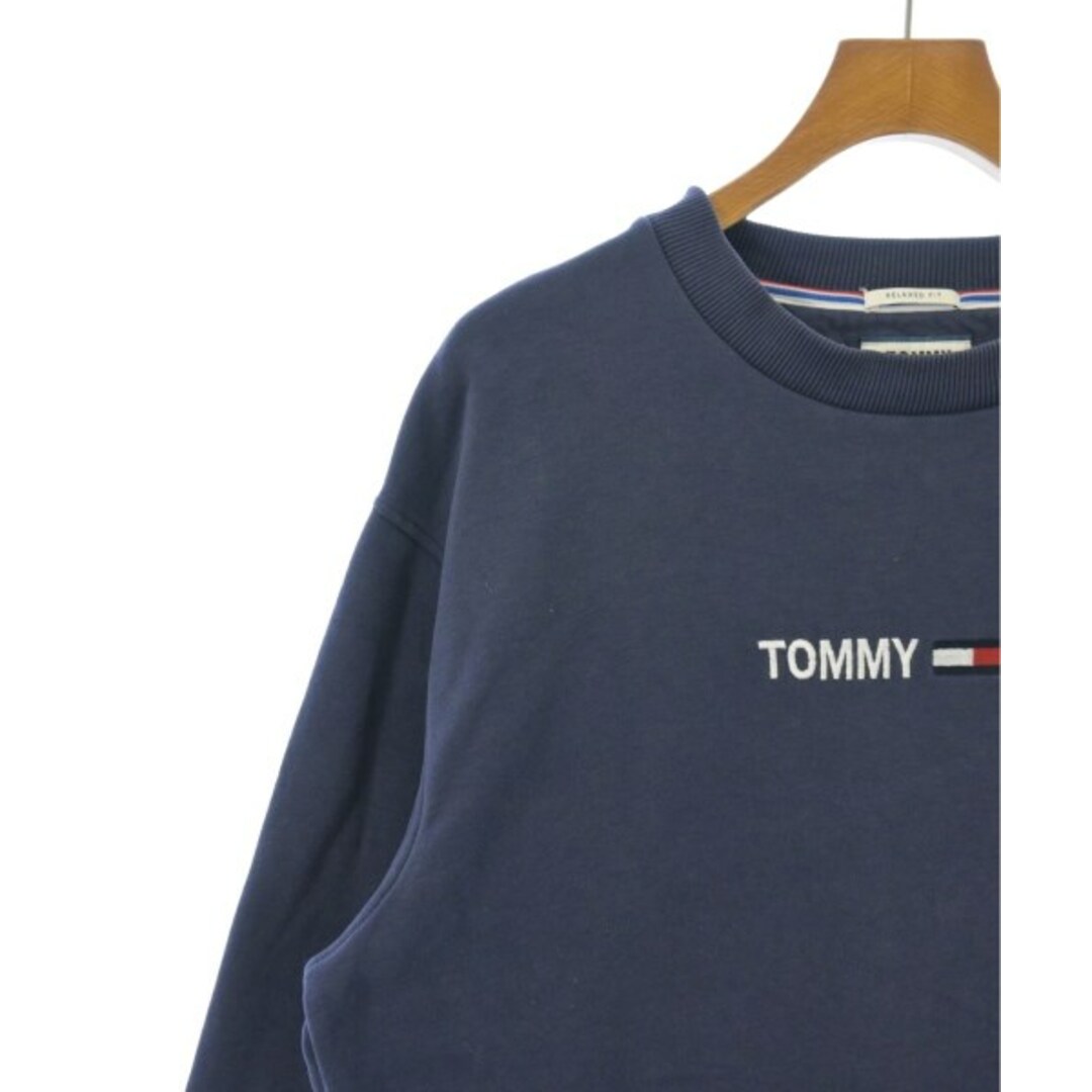 TOMMY JEANS(トミージーンズ)のTOMMY JEANS トミージーンズ スウェット M 紺 【古着】【中古】 メンズのトップス(スウェット)の商品写真