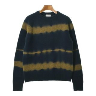 ドリスヴァンノッテン(DRIES VAN NOTEN)のDRIES VAN NOTEN ニット・セーター S 紺xベージュ系 【古着】【中古】(ニット/セーター)