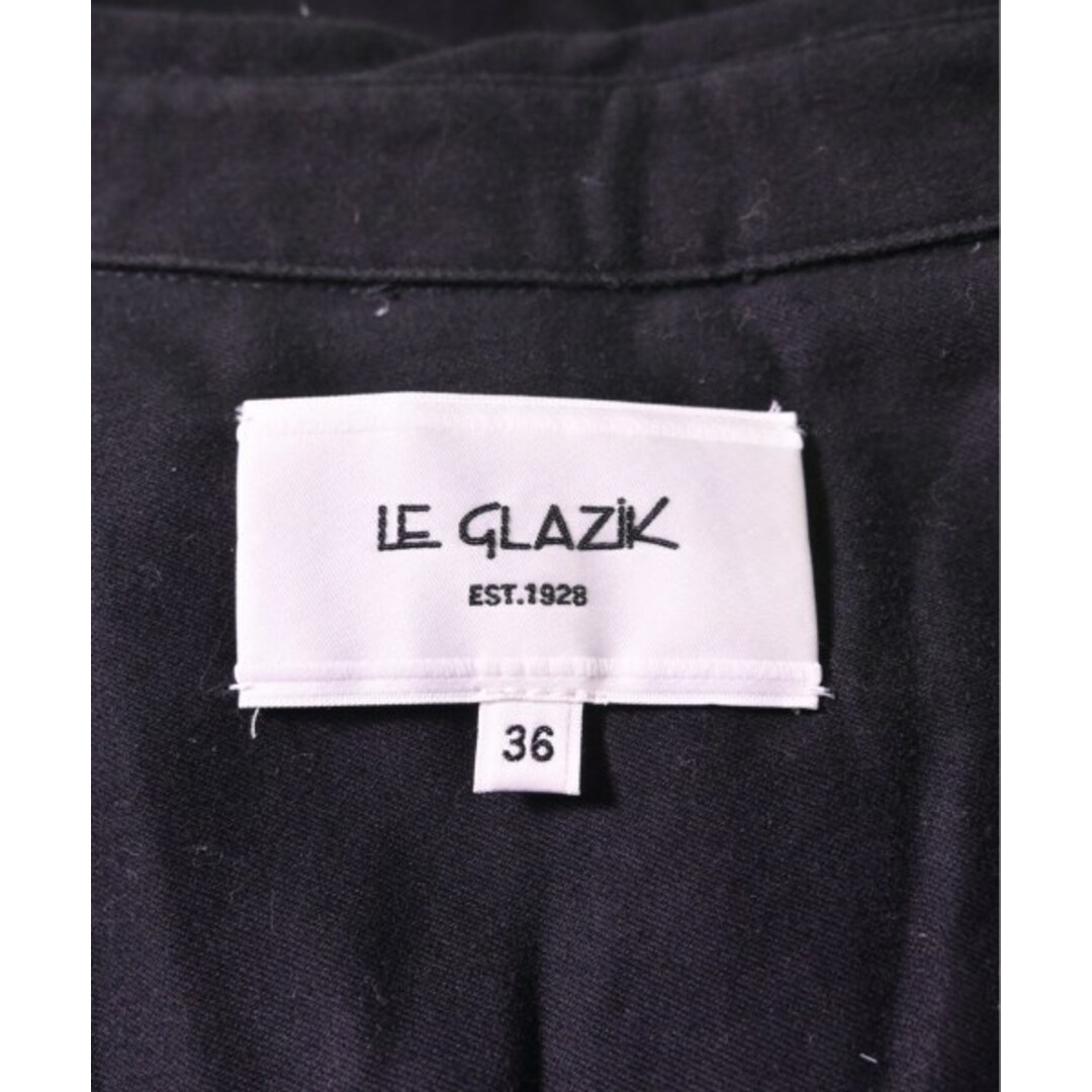 LE GLAZIK(ルグラジック)のLe glazik ルグラジック ワンピース 36(S位) 黒 【古着】【中古】 レディースのワンピース(ひざ丈ワンピース)の商品写真