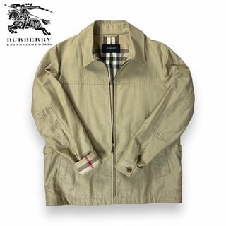 バーバリー(BURBERRY)の【美品】BURBERRY スウィングトップ ジャケット ベージュ L三陽商会(ブルゾン)