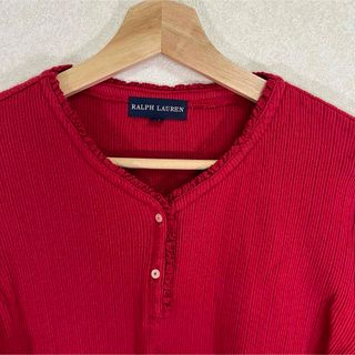 Ralph Lauren - ラルフローレン　長袖カットソー　子供服160 赤