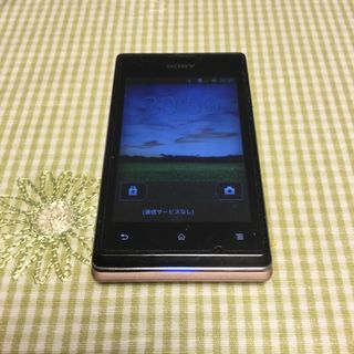 Sony Xperia Edual C1605 Gold・SIMフリー携帯(スマートフォン本体)