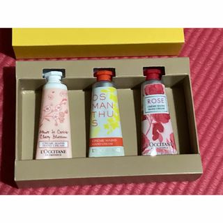 L'OCCITANE - ロクシタン　ハンドクリーム　3本セット　(チェリー、オスマンサス、ローズ)