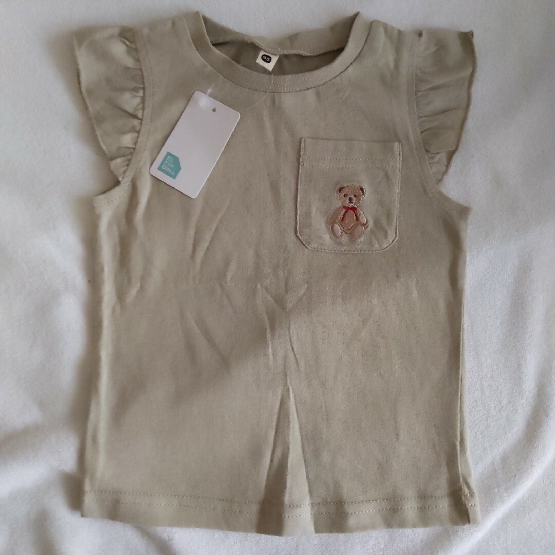 エルフィンドール　ワンピース　トップス　セット　90  ベアー　クマ キッズ/ベビー/マタニティのキッズ服女の子用(90cm~)(Tシャツ/カットソー)の商品写真