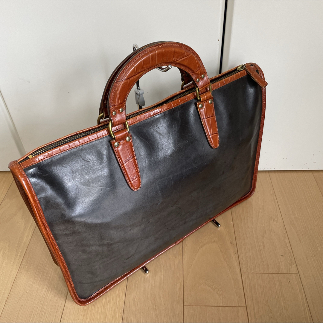 Felisi(フェリージ)のフェリージ Felisi オールレザーブリーフケース9841 ブラック メンズのバッグ(ビジネスバッグ)の商品写真