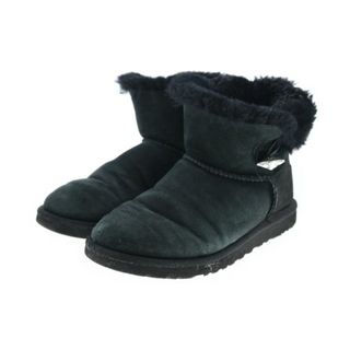 アグ(UGG)のUGG アグ ブーツ 23cm 黒 【古着】【中古】(ブーツ)