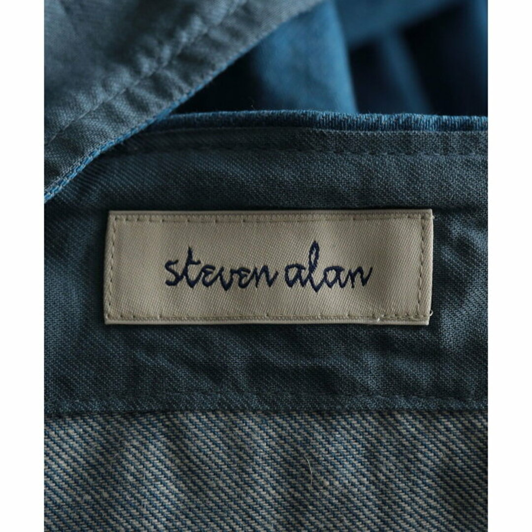 steven alan(スティーブンアラン)の【TURQUOISE】<Steven Alan>12OZ DENIM SALOPETTE/サロペット レディースのパンツ(サロペット/オーバーオール)の商品写真