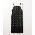 【BLACK】TJ レース*Tシャツワンピース セット 110cm-130cm