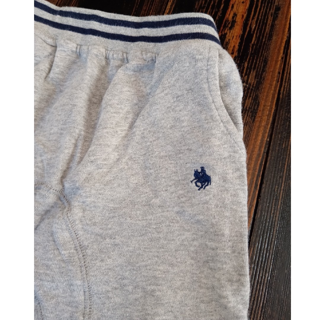 POLO（RALPH LAUREN）(ポロ)のポロベビー80cmグレー　モンキーパンツ キッズ/ベビー/マタニティのベビー服(~85cm)(パンツ)の商品写真